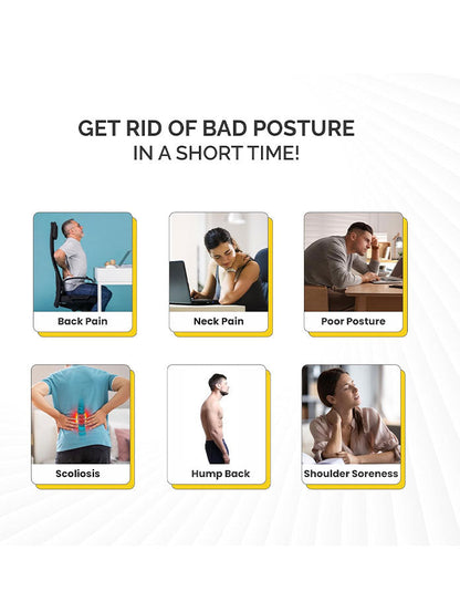 Posture Corrector Belt for Back Pain Relief And Shoulder Support Belt (Universal Size)