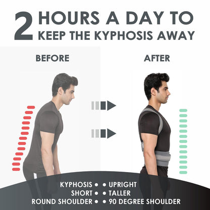 Posture Corrector Belt for Back Pain Relief And Shoulder Support Belt (Universal Size)