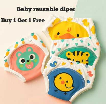 Reusable Soft Diaper for Baby | Buy 1 Get 1 Free 🔥
